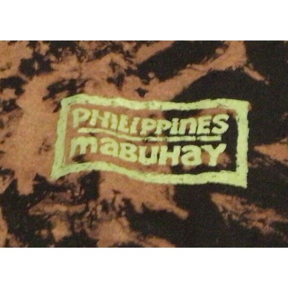 Didro Mabuhay Filipino T-Shirt Bleached Black 100% Cotton Tee Size XL - Picture 2 of 5